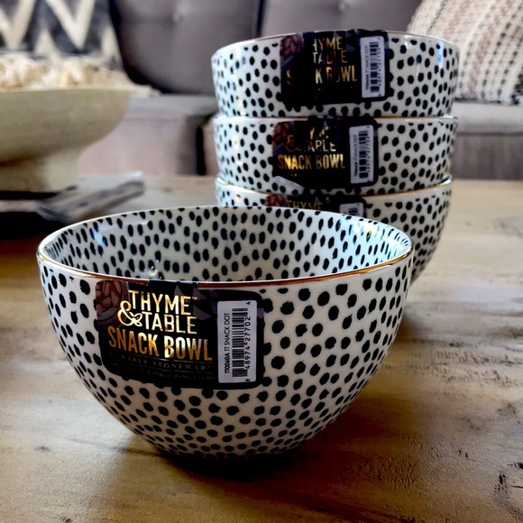 Thyme & Table Dining Nwt Thyme Table Ava Snack Bowl Set Of 4 Poshmark